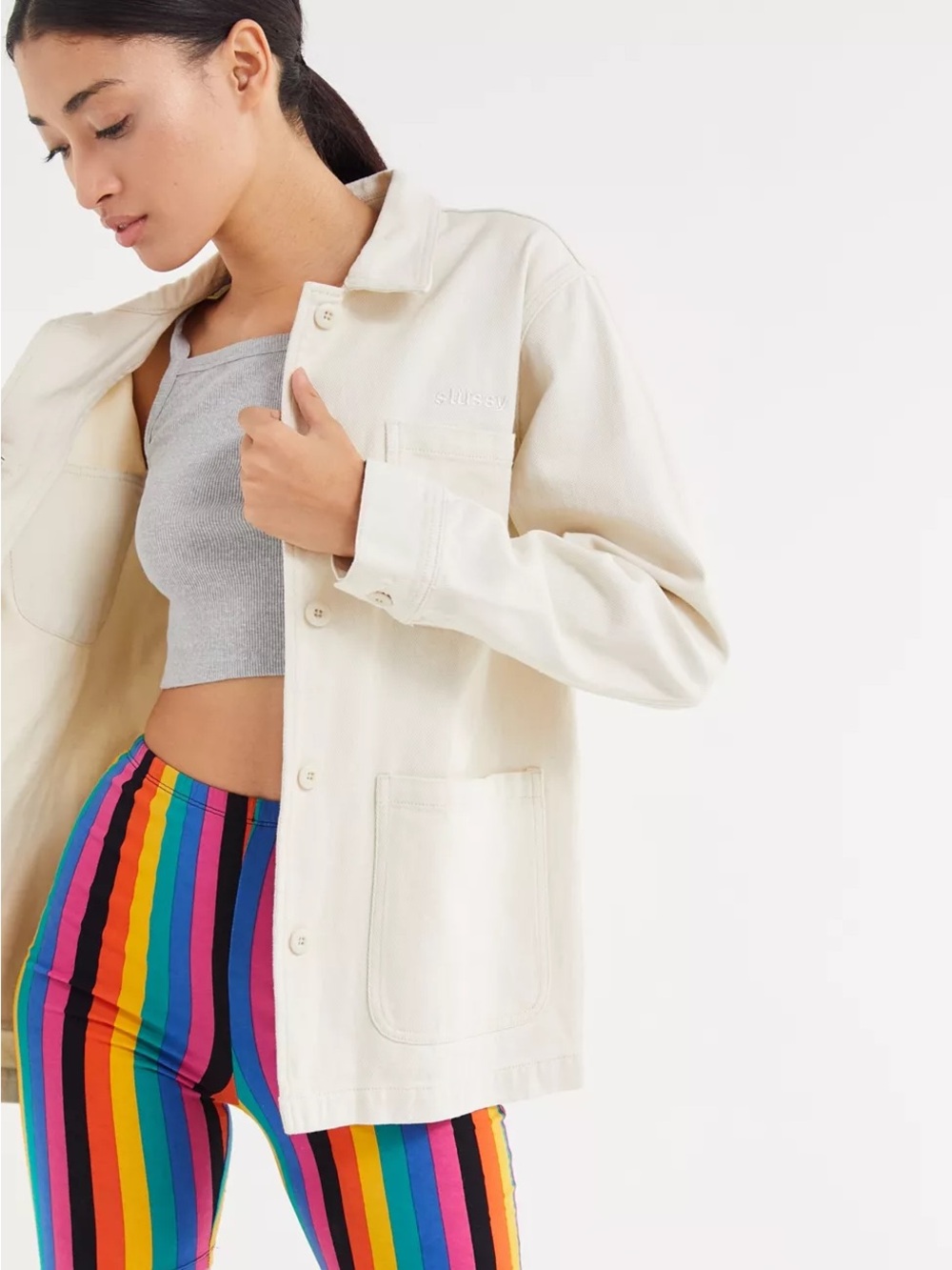 EUC Stussy Aurora Chore Jacket szM